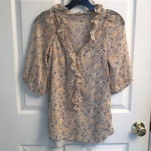 Old Navy floral print 2 piece dressy blouse!